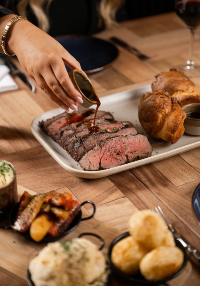 The rabbit sunday roast The Rabbit Hotel